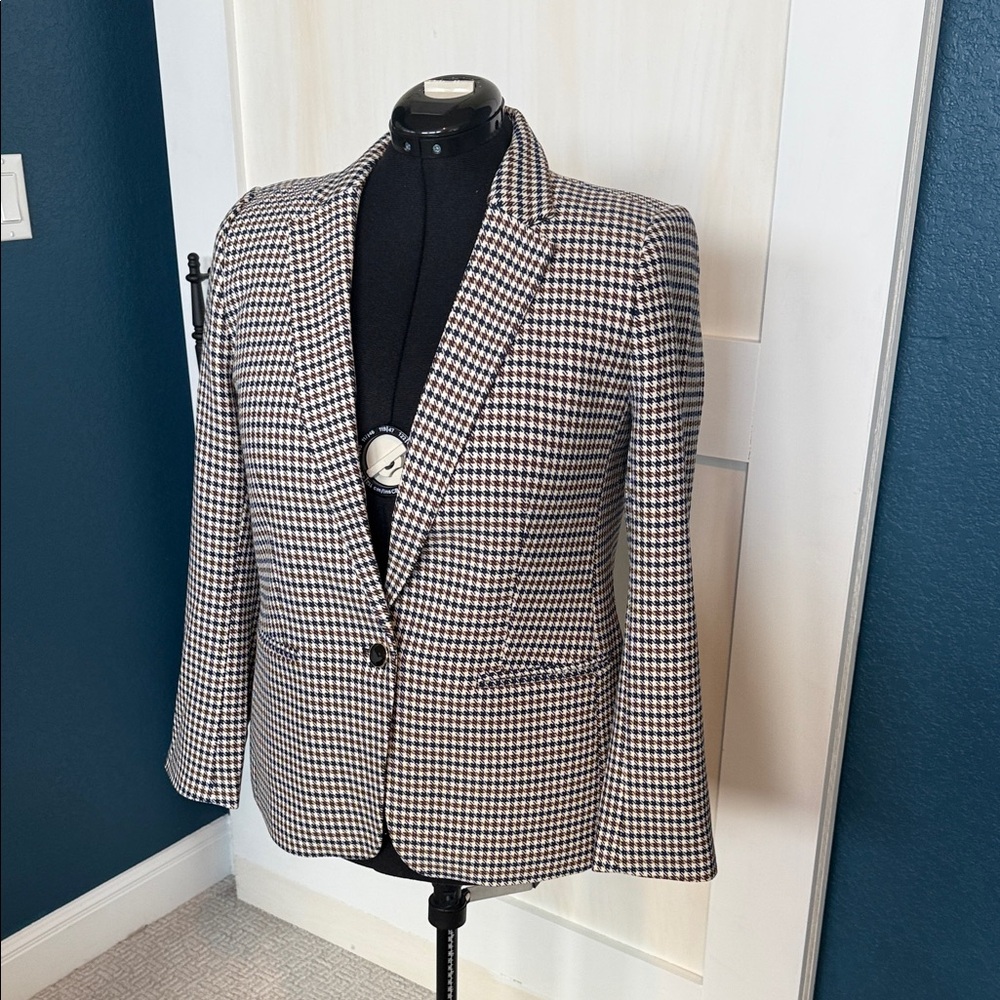 Ann Taylor Factory Checkered Women's Blazer